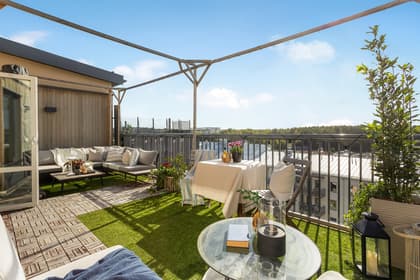 Balkong eller utsiktsbild