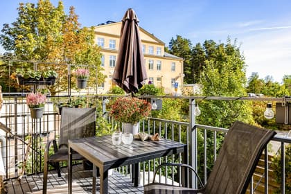 Balkong eller utsiktsbild