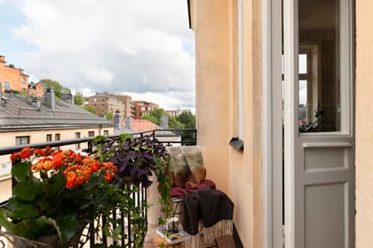 Balkong eller utsiktsbild