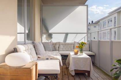 Balkong eller utsiktsbild