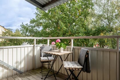 Balkong eller utsiktsbild