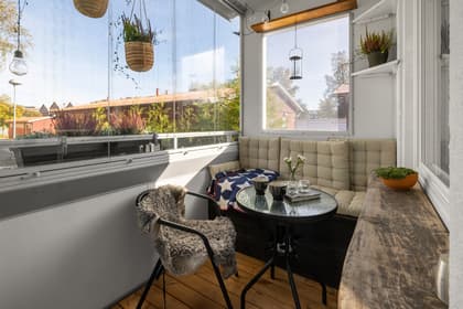 Balkong eller utsiktsbild