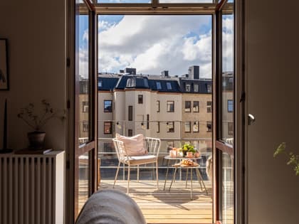 Balkong eller utsiktsbild