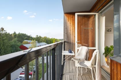 Balkong eller utsiktsbild