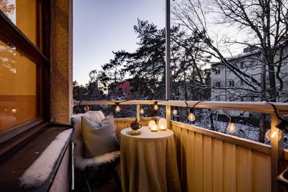 Balkong eller utsiktsbild