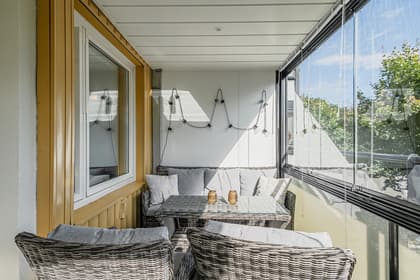 Balkong eller utsiktsbild