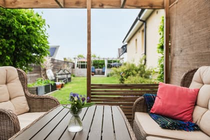 Balkong eller utsiktsbild