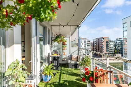 Balkong eller utsiktsbild