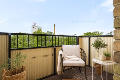 Balkong eller utsiktsbild