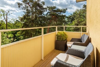 Balkong eller utsiktsbild