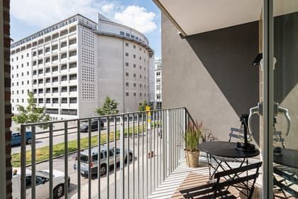 Balkong eller utsiktsbild