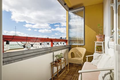 Balkong eller utsiktsbild