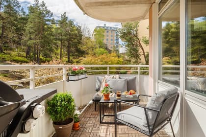 Balkong eller utsiktsbild