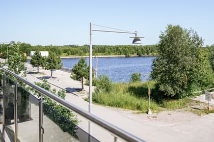 Balkong eller utsiktsbild