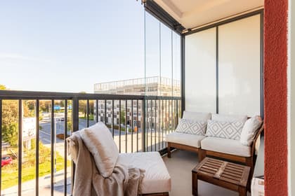 Balkong eller utsiktsbild