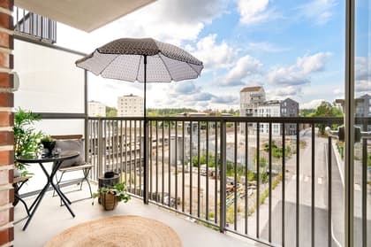 Balkong eller utsiktsbild