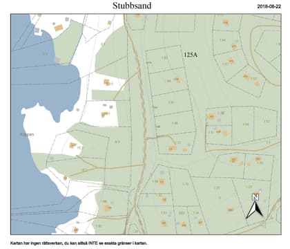 Illustrerad karta över fastigheten eller området