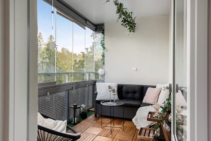 Balkong eller utsiktsbild