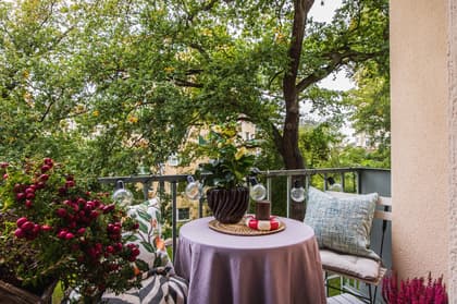 Balkong eller utsiktsbild