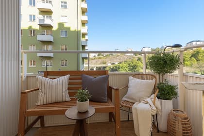 Balkong eller utsiktsbild