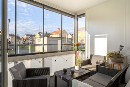 Balkong eller utsiktsbild