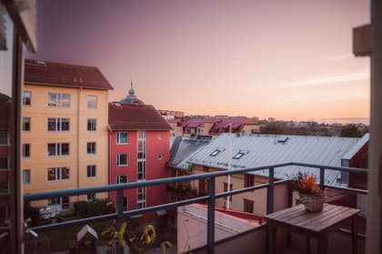 Balkong eller utsiktsbild