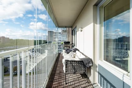 Balkong eller utsiktsbild