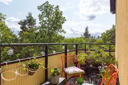 Balkong eller utsiktsbild