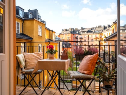 Balkong eller utsiktsbild