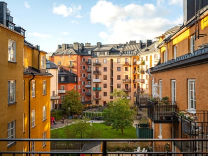 Balkong eller utsiktsbild