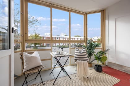 Balkong eller utsiktsbild