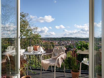 Balkong eller utsiktsbild