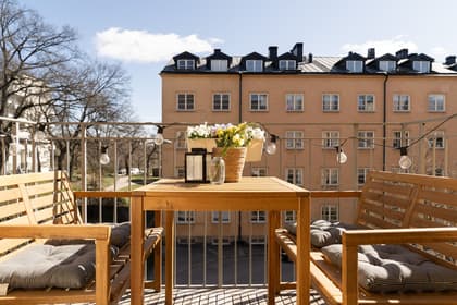 Balkong eller utsiktsbild