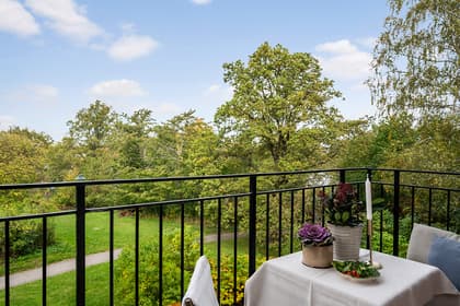 Balkong eller utsiktsbild