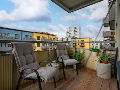 Balkong eller utsiktsbild