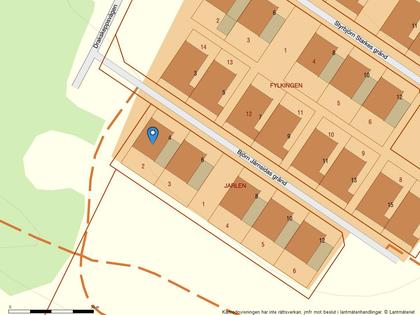 Illustrerad karta över fastigheten eller området