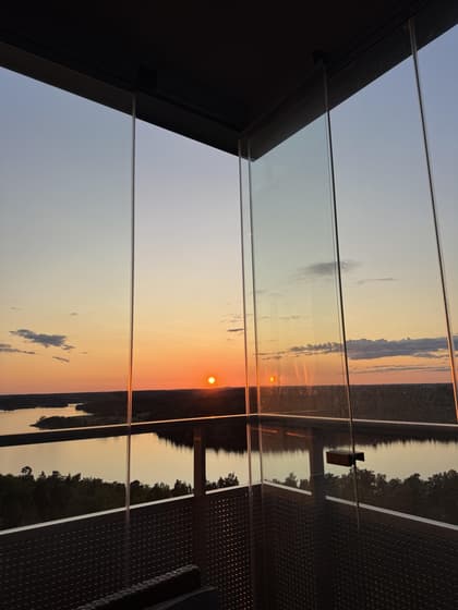 Balkong eller utsiktsbild