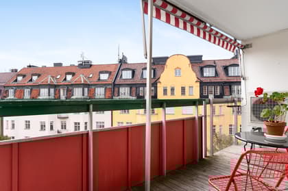 Balkong eller utsiktsbild