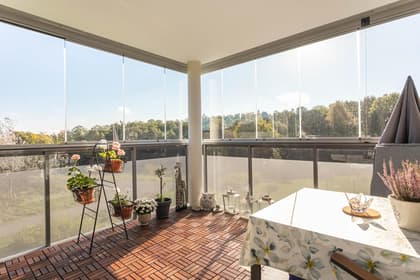 Balkong eller utsiktsbild