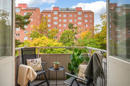 Balkong eller utsiktsbild