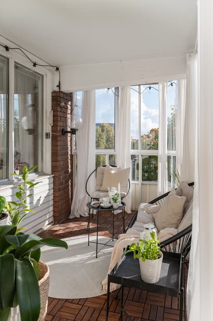 Balkong eller utsiktsbild