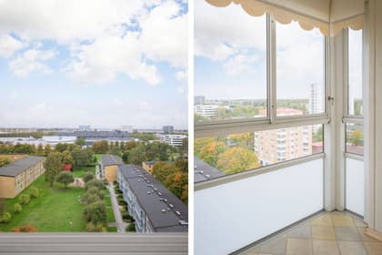 Balkong eller utsiktsbild