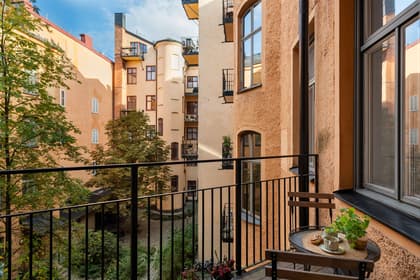 Balkong eller utsiktsbild