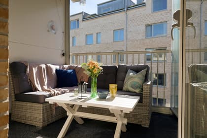 Balkong eller utsiktsbild