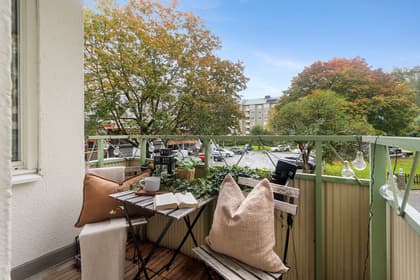 Balkong eller utsiktsbild