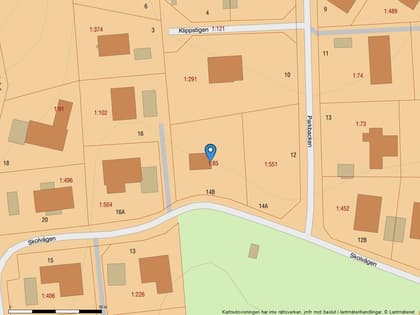 Illustrerad karta över fastigheten eller området