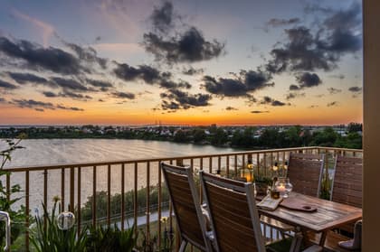 Balkong eller utsiktsbild