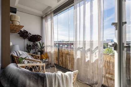 Balkong eller utsiktsbild