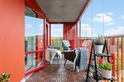 Balkong eller utsiktsbild