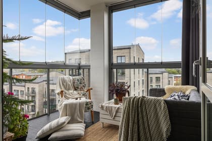 Balkong eller utsiktsbild